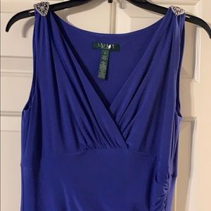 Lauren length blue/purple evening dress